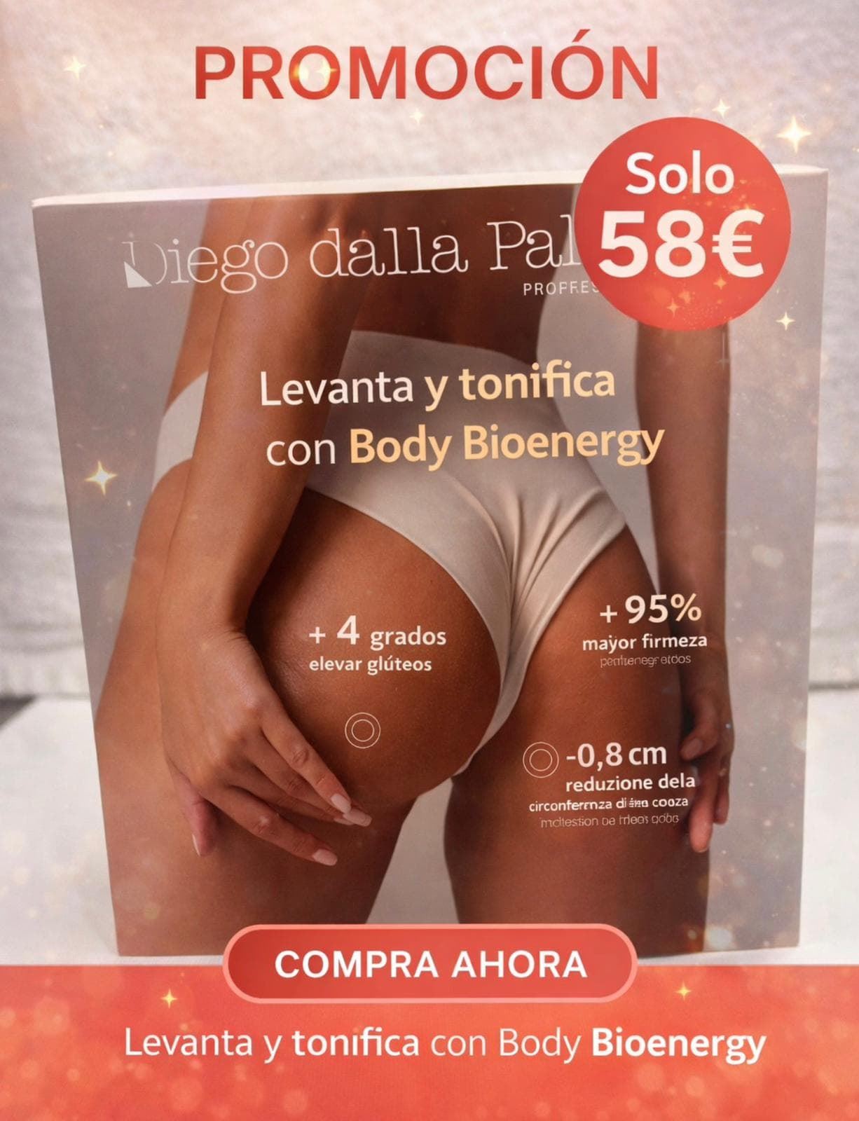 DIEGO DALLA PALMA KIT REDUCTOR BODY BIOENERGY EFECTO PUSH-UP - Imagen 3