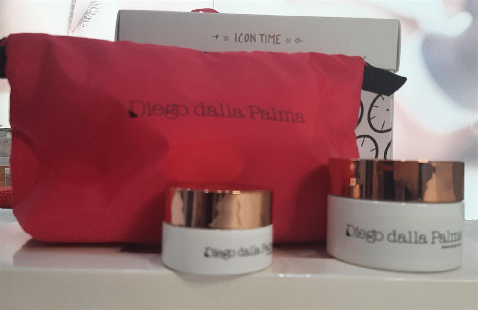 DIEGO DALLA PALMA PACK ANTIEDAD ICON TIME ( Crema Redensificante + Contorno ojos + Neceser) - Imagen 1