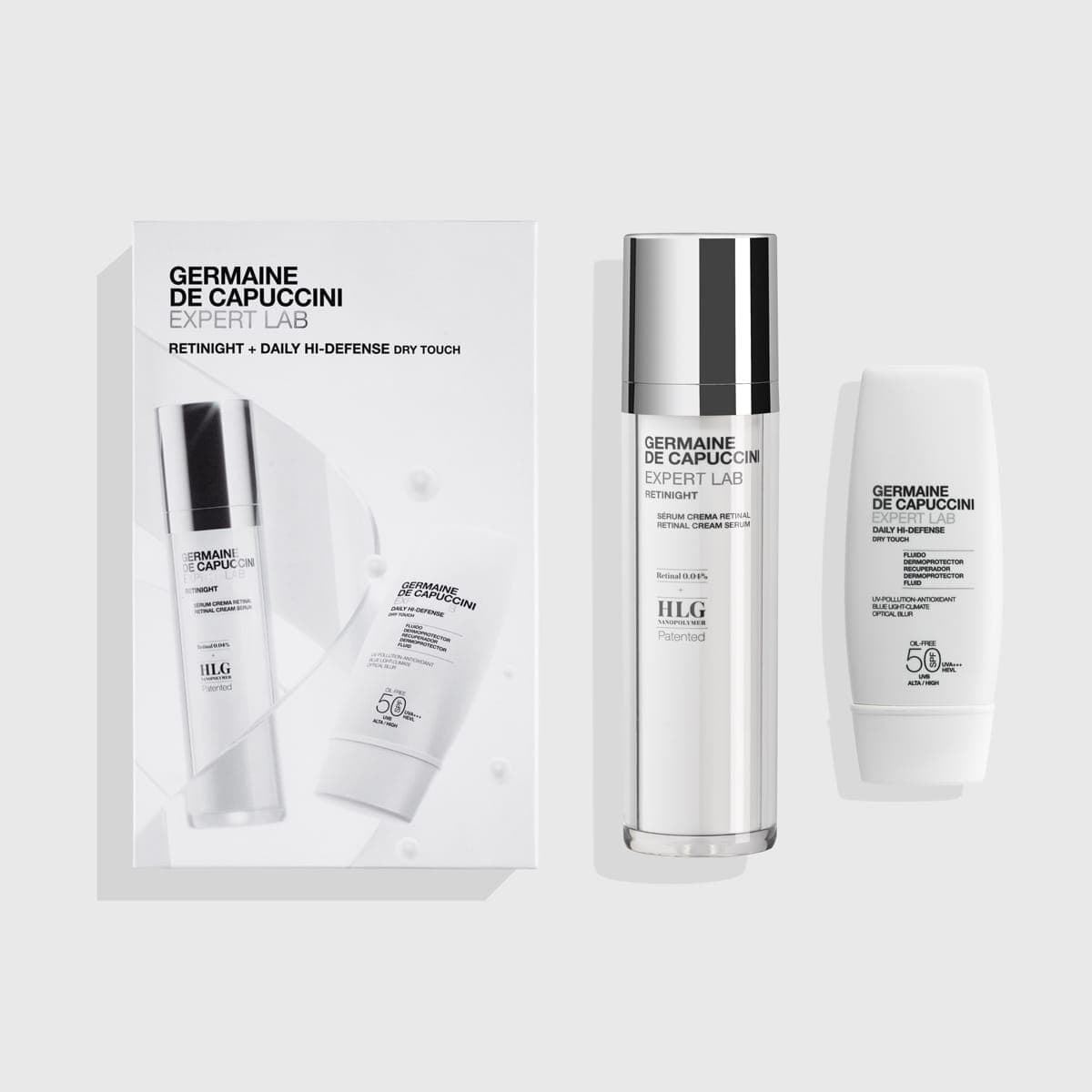 GERMAINE DE CAPUCCINI EXPERT LAB PACK RETINAL& DAILY HI-DEFENSE SPF50 - Imagen 1