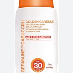 GERMAINE DE CAPUCCINI GOLDEN CARESSE EMULSIÓN ANTIEDAD SOLAR AVANZADA SPF 30 (50 ml) - Imagen 1