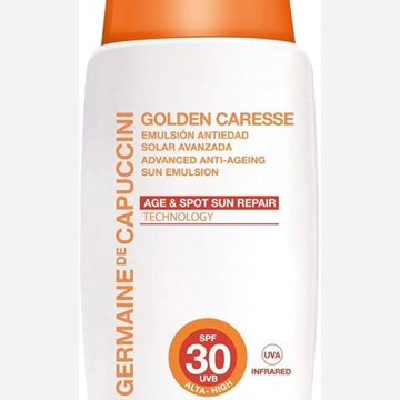 GERMAINE DE CAPUCCINI GOLDEN CARESSE EMULSIÓN ANTIEDAD SOLAR AVANZADA SPF 30 (50 ml) - Imagen 1