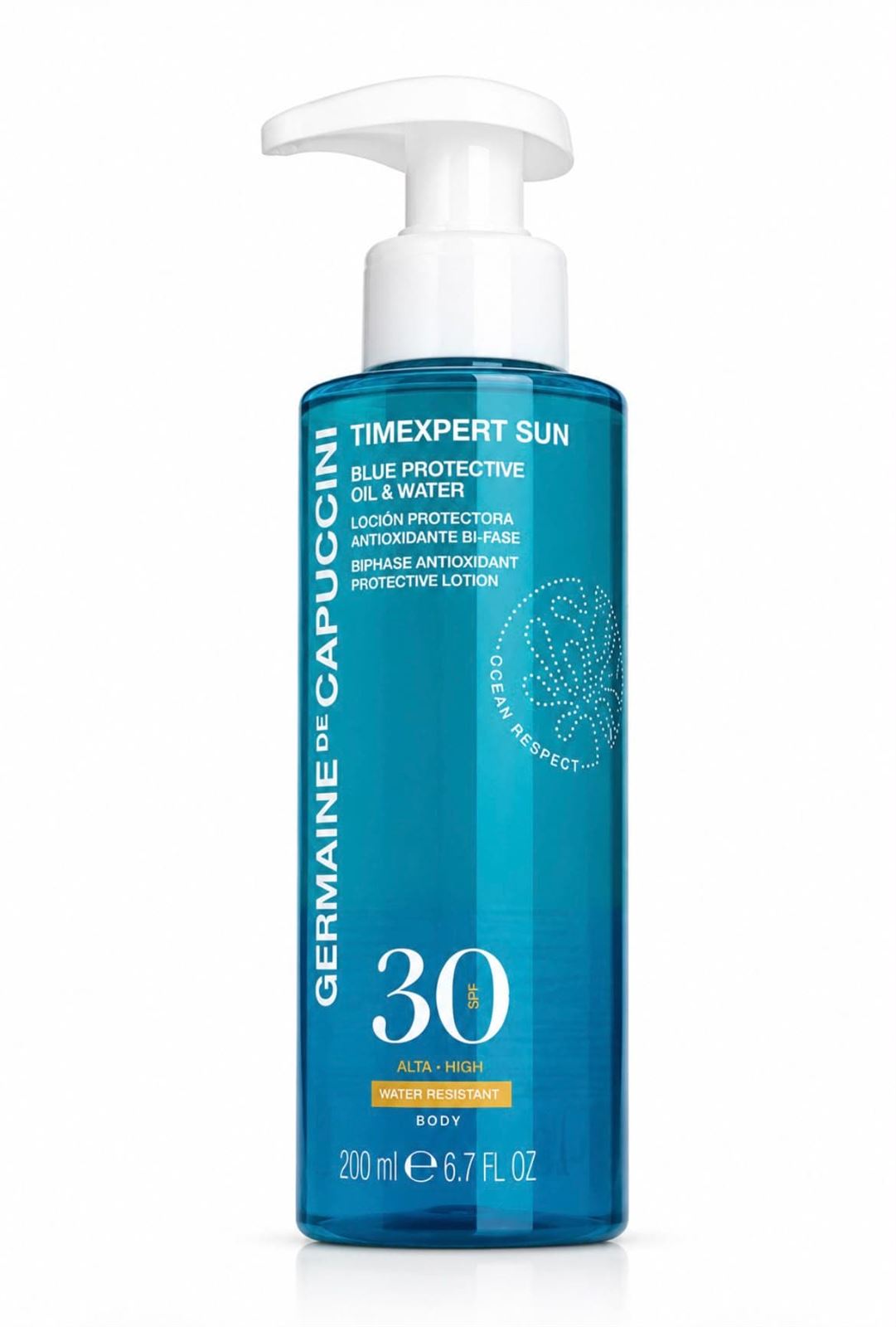 GERMAINE DE CAPUCCINI LOCIÓN PROTECTORA ANTIOXIDANTE BI-FASE (200ML) - Imagen 1