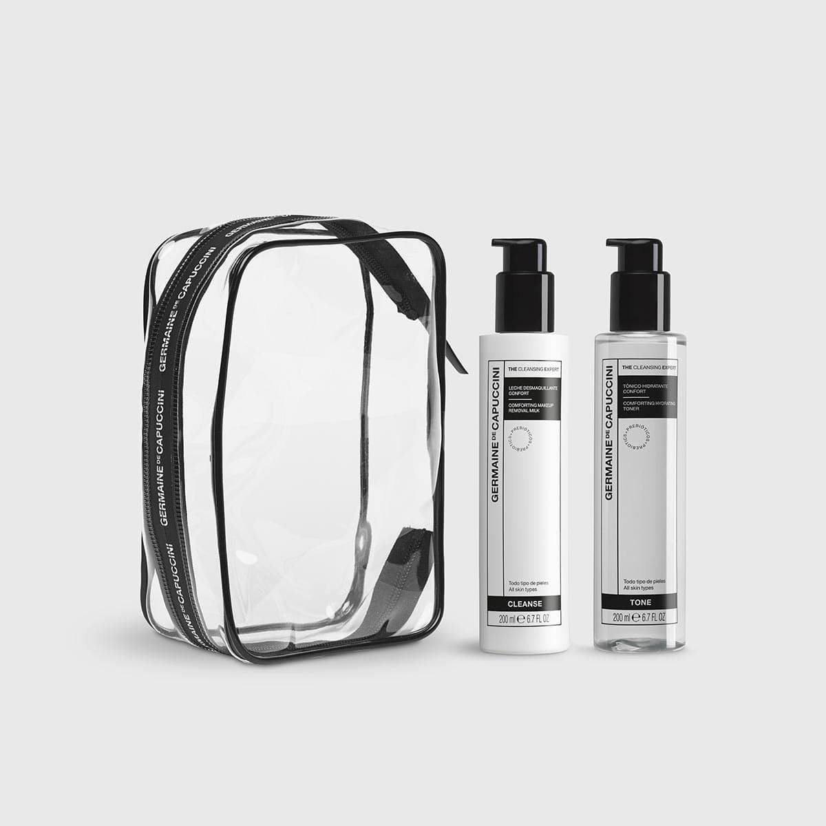 GERMAINE DE CAPUCCINI Pack Leche desmaquillante Confort (200ml )+ Tónico Hidratante Confort (200ml) - Imagen 1
