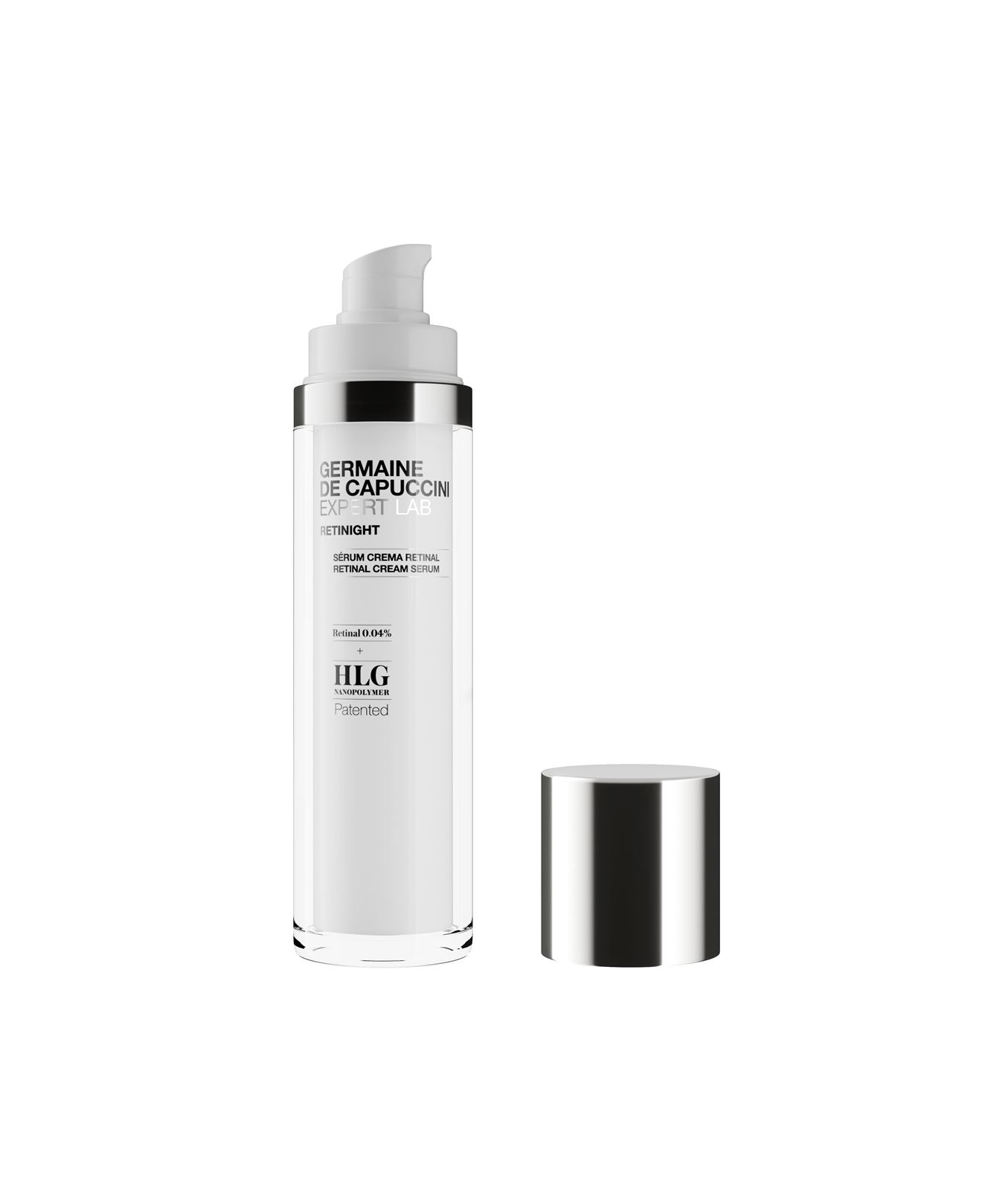 GERMAINE DE CAPUCCINI RETINIGHT DE EXPERT LAB Sérum crema Retinal 0,04% + HLG (Hialurónico) 50ml - Imagen 1