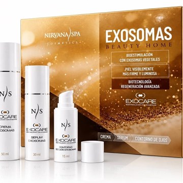 NIRVANA PACK EXOSOMAS ( Crema 50ml+Serum 30ml+ Contorno Ojos 15ml) - Imagen 1