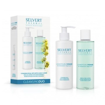 SELVERT THERMAL CLEANSINGDUO Pack Limpiador de leche y tónico facial.(200ml) - Imagen 1