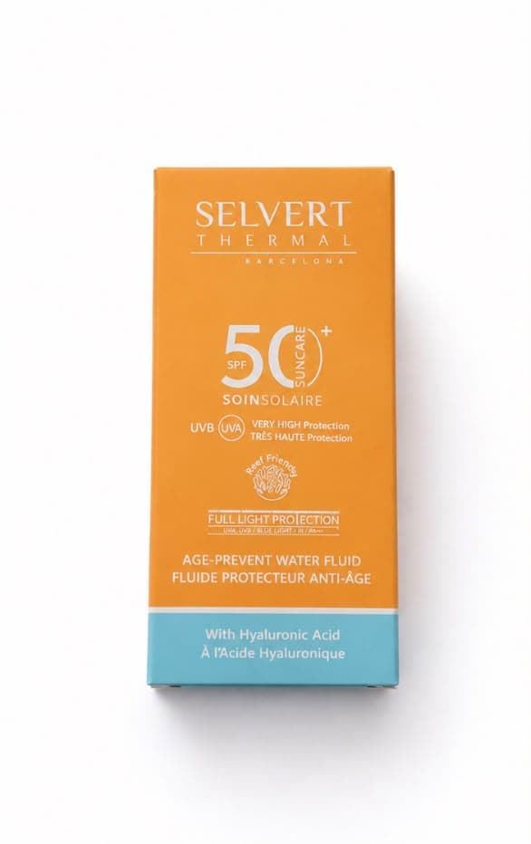 SELVERT THERMAL CREMA SOLAR ANTIEDAD SPF 50 HYALURONIC (50ml) - Imagen 1