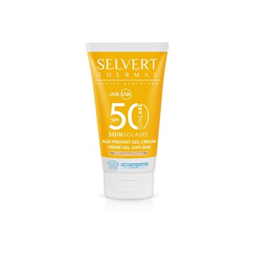 SELVERT THERMAL Protector Solar 50 Anti-edad con Color (gel-crema) 50ml - Imagen 1