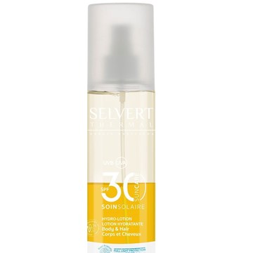 SELVERT THERMAL Spray Solar Bifásico Body & Hair SPF30 (200ml) - Imagen 1